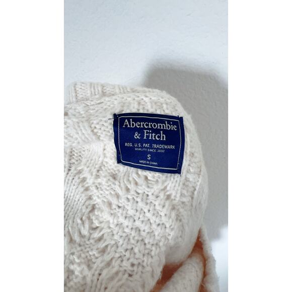 abercrombie & fitch sweater off white small - Picture 6 of 6
